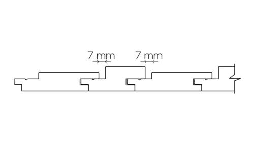 Deska elewacyjna thermo jesion C34 (3D) Thermory Select